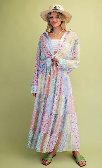 Patchwork Multicolored Skirt
