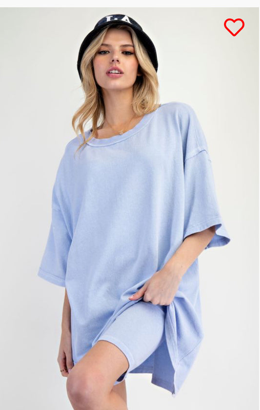 PERI BLUE OVERSIZED SET